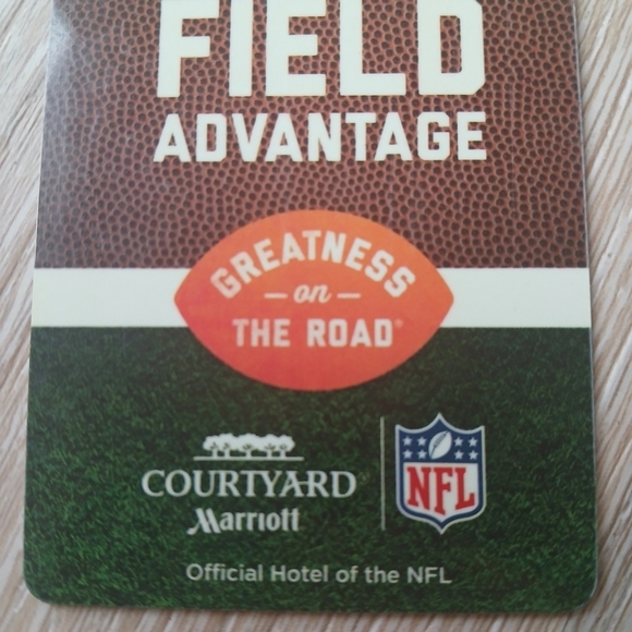 Courtyard by Marriott Hotel Key Card NFL Partnership Greatness on the Road Lot - Picture 4 of 9